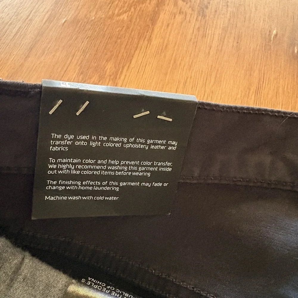 Joes The Brixton Straight + Narrow Pants Twill Jeans Midnight Navy 32 X 33